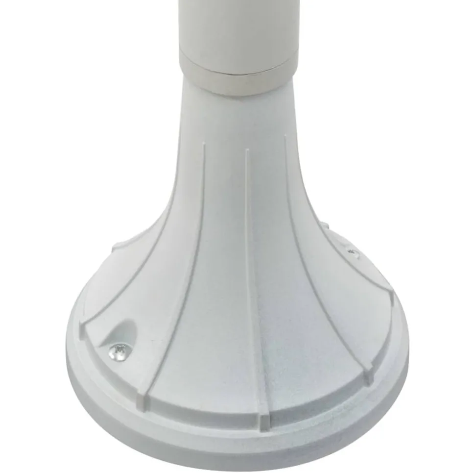 HELLOSHOP26 - Lampadaire de jardin e27 120 cm aluminium blanc
