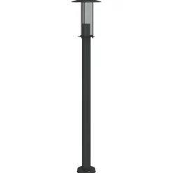 HELLOSHOP26 - Lampadaire d'extérieur 100 cm acier inoxydable noir