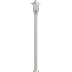 HELLOSHOP26 - Lampadaire d'extérieur argenté 120 cm acier inoxydable argent