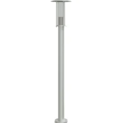 HELLOSHOP26 - Lampadaire d'extérieur argenté 100 cm acier inoxydable argent