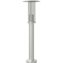 HELLOSHOP26 - Lampadaire d'extérieur argenté 60 cm acier inoxydable argent