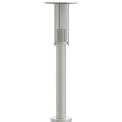HELLOSHOP26 - Lampadaire d'extérieur argenté 60 cm acier inoxydable argent