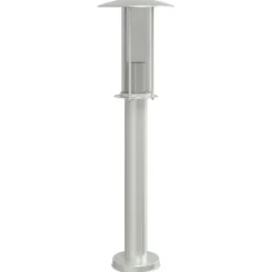 HELLOSHOP26 - Lampadaire d'extérieur argenté 60 cm acier inoxydable argent
