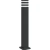 HELLOSHOP26 - Lampadaire d'extérieur 80 cm aluminium noir