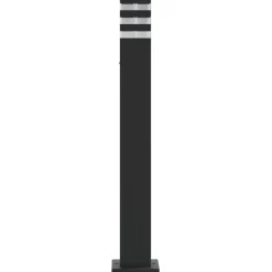 HELLOSHOP26 - Lampadaire d'extérieur 80 cm aluminium noir