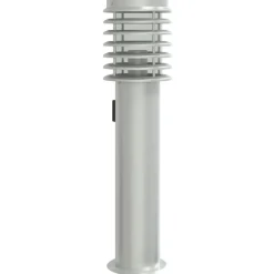 HELLOSHOP26 - Lampadaire d'extérieur et sortie argenté 60 cm acier inoxydable argent