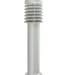 HELLOSHOP26 - Lampadaire d'extérieur et sortie argenté 60 cm acier inoxydable argent
