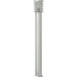 HELLOSHOP26 - Lampadaire d'extérieur argenté 110 cm acier inoxydable argent