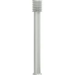HELLOSHOP26 - Lampadaire d'extérieur argenté 110 cm acier inoxydable argent