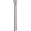 HELLOSHOP26 - Lampadaire d'extérieur avec capteur argenté acier inoxydable argent
