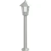 HELLOSHOP26 - Lampadaire d'extérieur argenté 80 cm acier inoxydable argent