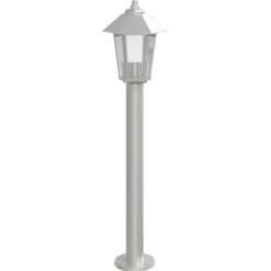 HELLOSHOP26 - Lampadaire d'extérieur argenté 80 cm acier inoxydable argent