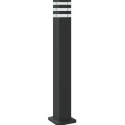 HELLOSHOP26 - Lampadaires d'extérieur 3 pcs 80 cm aluminium noir