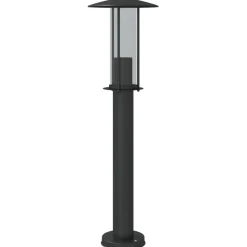 HELLOSHOP26 - Lampadaires d'extérieur 3 pcs 60 cm acier inoxydable noir