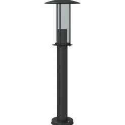 HELLOSHOP26 - Lampadaires d'extérieur 3 pcs 60 cm acier inoxydable noir