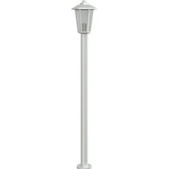 HELLOSHOP26 - Lampadaires d'extérieur 3 pcs argenté 120 cm acier inoxydable argent