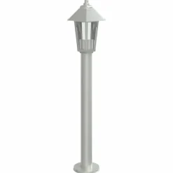 HELLOSHOP26 - Lampadaires d'extérieur 3 pcs argenté 80 cm acier inoxydable argent