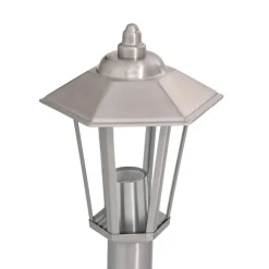 HELLOSHOP26 - Lampadaires d'extérieur 3 pcs argenté 80 cm acier inoxydable argent