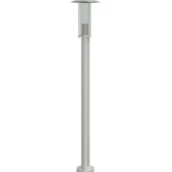 HELLOSHOP26 - Lampadaires d'extérieur 3 pcs argenté 100 cm acier inoxydable argent