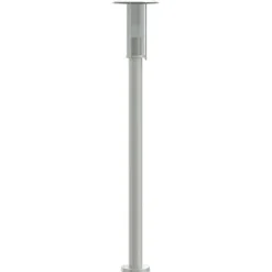 HELLOSHOP26 - Lampadaires d'extérieur 3 pcs argenté 100 cm acier inoxydable argent