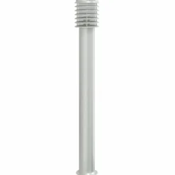 HELLOSHOP26 - Lampadaires d'extérieur 3 pcs argenté 110 cm acier inoxydable argent