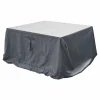 HESPÉRIDE - Housse de table rectangulaire l - 265 x 125 x 80 cm - gris foncé