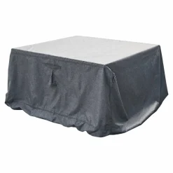 HESPÉRIDE - Housse de table rectangulaire s - 185 x 125 x 80 cm - gris foncé