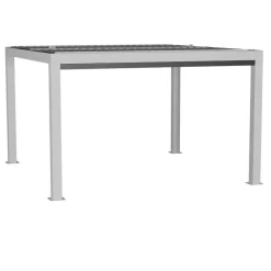 HESPÉRIDE - Rails de rideaux et moustiquaires pour pergola bioclimatique "majaé" 3,6x3,6m