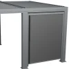 HESPÉRIDE - Store semi-automatique petit modèle pour pergola bioclimatique "majaé" 3,6x3,6m
