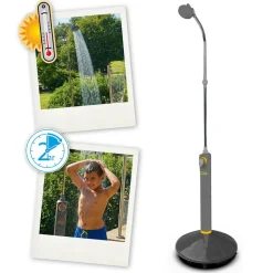 HOZELOCK - Douche solaire d鈥檈xtérieur autonome 210 x 60 x 60 - gris