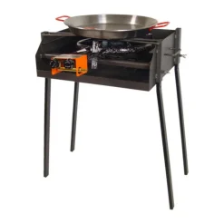 IMEX EL ZORRO - Barbecue à charbon sur pied noir métal 50 x 40 x 75 cm