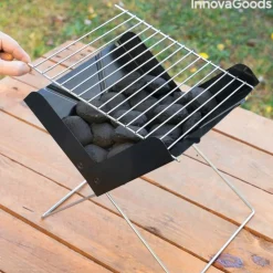 INNOVAGOODS - Mini-barbecue pliable portable pour charbon foldecue
