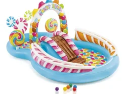 INTEX - Aire de jeux gonflable royaume des bonbons