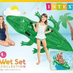 INTEX - Alligator géant à chevaucher 203x114 cm