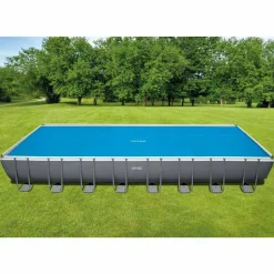 INTEX - Bâche à bulles rectangulaire 9,75 x 4,88m bleu