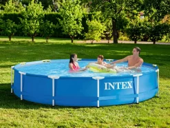 INTEX - Kit piscine tubulaire métal