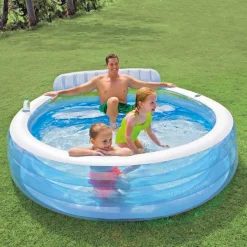 INTEX - Piscine aqua + banc