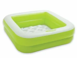 INTEX - Piscine gonflable carrée verte