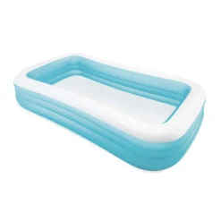 INTEX - Piscine rectangulaire family turquoise 305x183cm