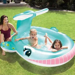 INTEX - Piscinette fontaine baleine