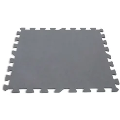 INTEX - Tapis mousse 8 pièces piscine gris