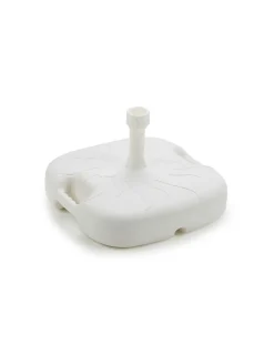 IPAE PROGARDEN - Pied de parasol 18 l couleur: blanc 44x44x12cm ipae progarden