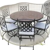 JARDILINE - Housse de protection cover one pour table ronde + 6 chaises - ø 160 cm