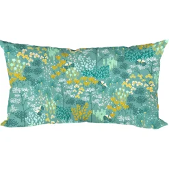 JARDIN PRIVÉ - Coussin déco papillon fleuri - 50x30cm