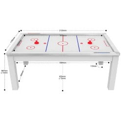 JARDINDECO - Air hockey convertible table 8 personnes toronto