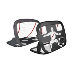 JARDINDECO - Cage de foot pliable 2 en 1 newbie 120 x 90 cm