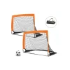 JARDINDECO - Set de 2 cages de foot 120 x 90 cm challenge