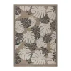 JARDINDECO - Tapis intérieur extérieur aspect jute noir tijuana 9062 noir 90 x 67 cm