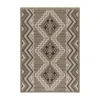 JARDINDECO - Tapis intérieur extérieur aspect jute noire tijuana 9054 180 x 67 cm