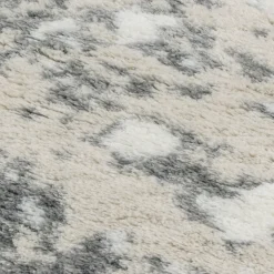 JARDINDECO - Tapis intérieur en polyester poils longs léna léopard 160 x 120 cm